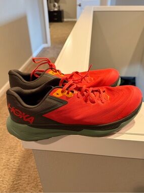 Hoka Men's zinal 12M trail worn once